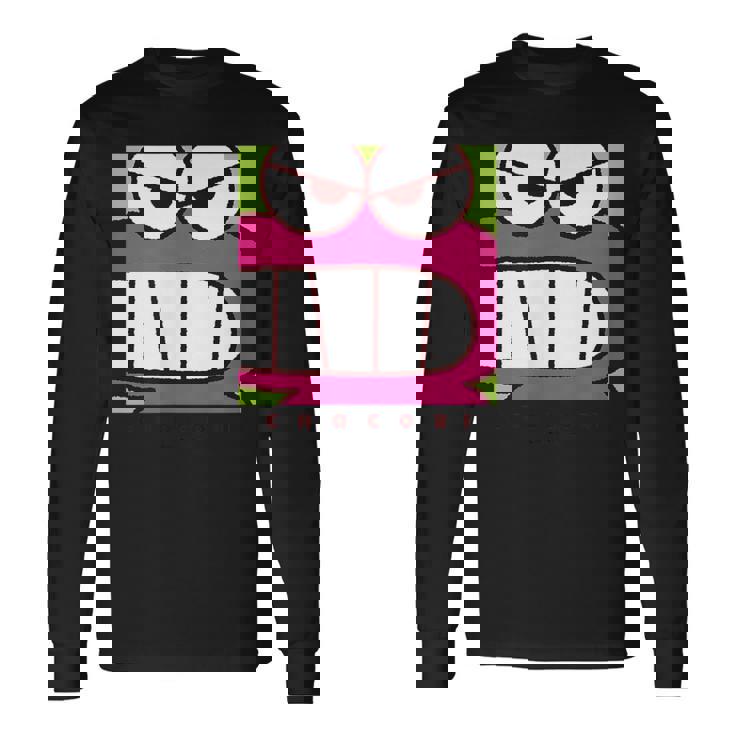 クレヨンしんちゃん ワニ山さん どアップ 長袖Tシャツ