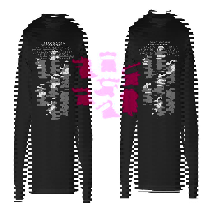 クレヨンしんちゃん ワニ山さんいっぱい！ 長袖Tシャツ