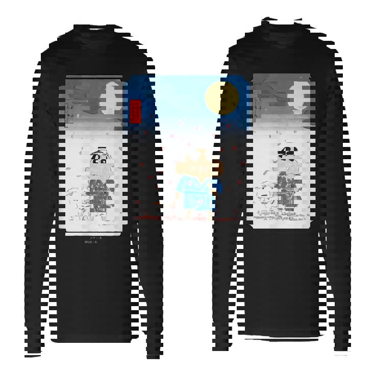 クレヨンしんちゃん 夜桜としんちゃん 長袖Tシャツ