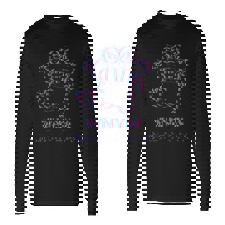 クレヨンしんちゃん ３D風ワニ山さんワンポイント 長袖Tシャツ