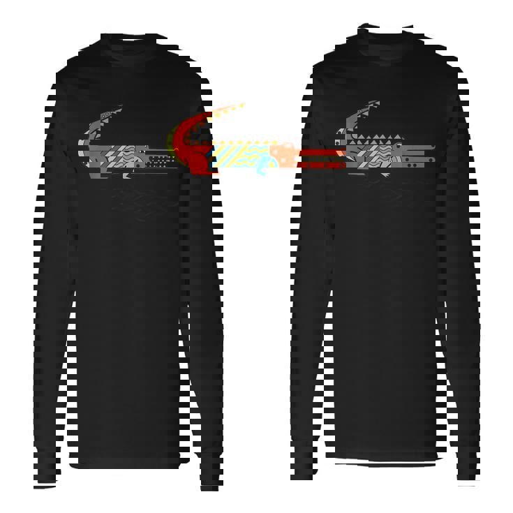 クロコダイル コミック 長袖Tシャツ