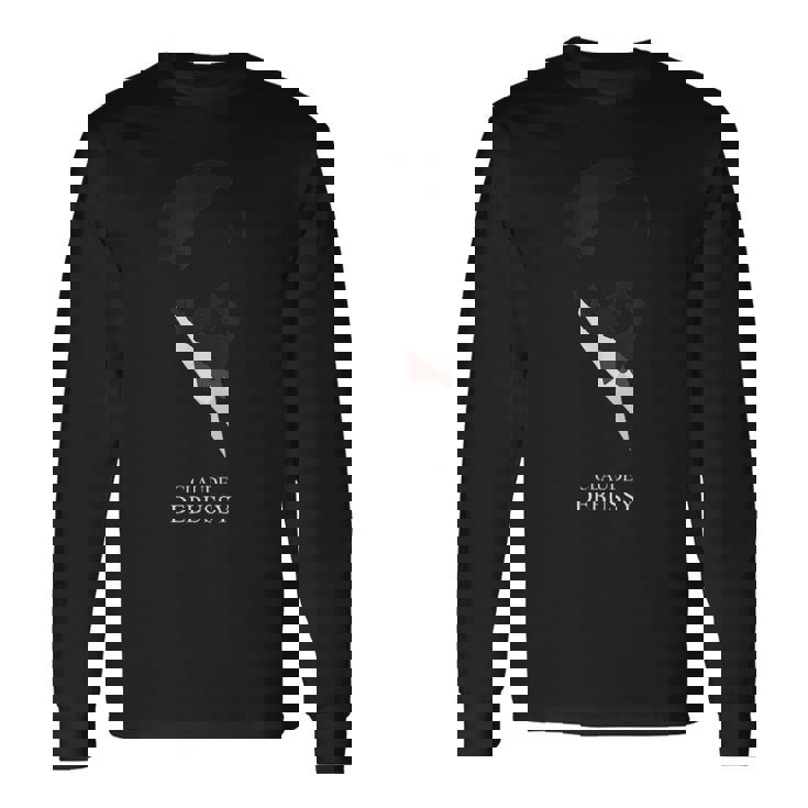 クロード・ドビュッシー フランス作曲家 クラシック音楽 長袖Tシャツ