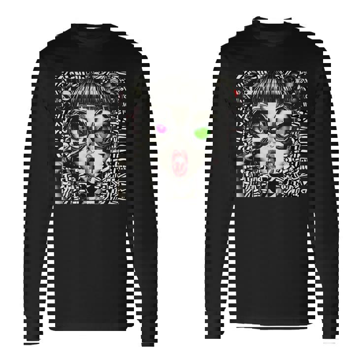 クール ガール グラフィック オシャレ かわいい かっこいい カジュアル メンズ レディース キッズ ストリート 長袖Tシャツ