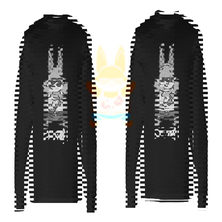 クールすぎるリラックスバニー 長袖Tシャツ