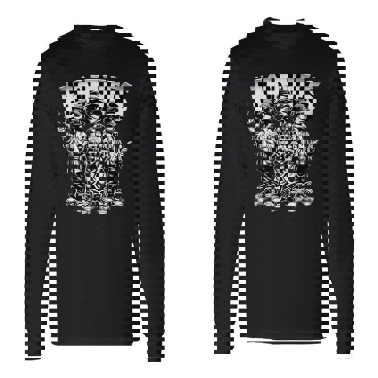 クールアーバンカルチャーチカーノラテン系メキシカンプライドホーミーズ 長袖Tシャツ