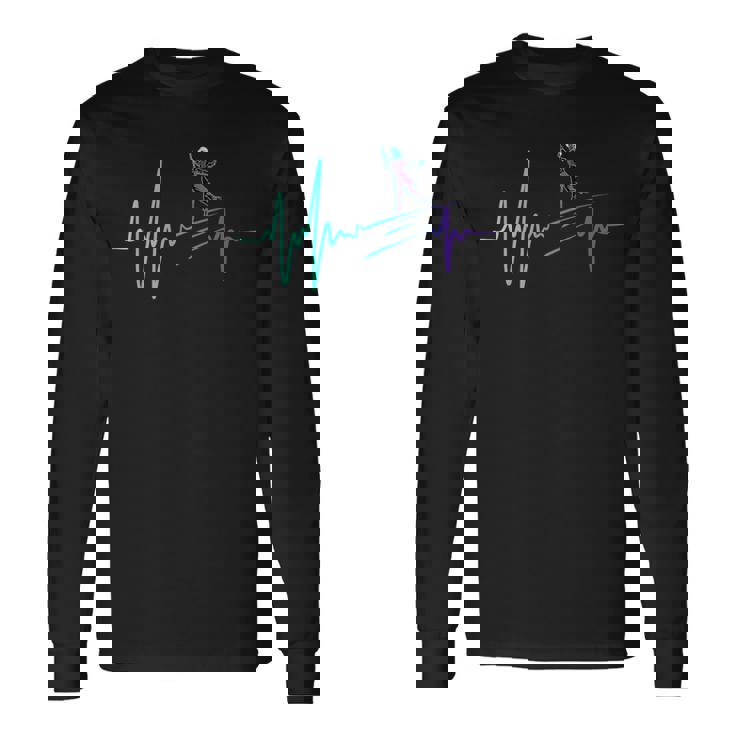 クールタップダンサー心音脈拍タップダンス教師 長袖Tシャツ