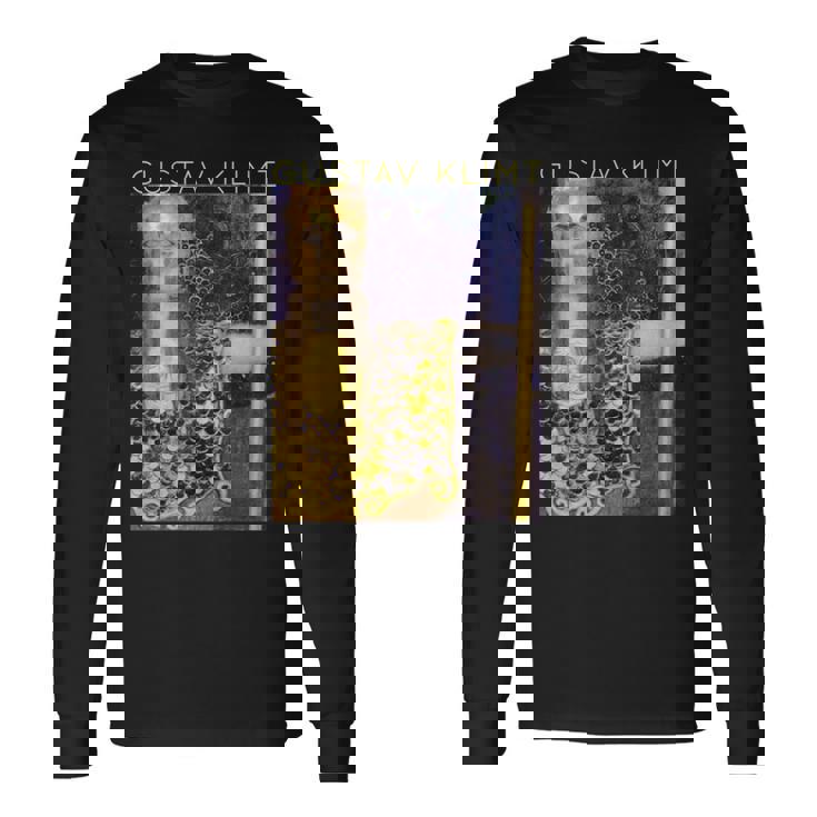 グスタフ・クリムト パラス・アテネ アーティスト向け 長袖tシャツ 長袖Tシャツ