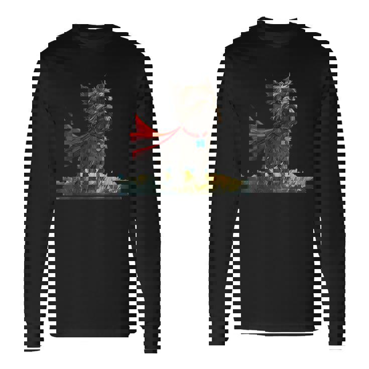 ケアンテリア犬 ケアンテリア 長袖Tシャツ