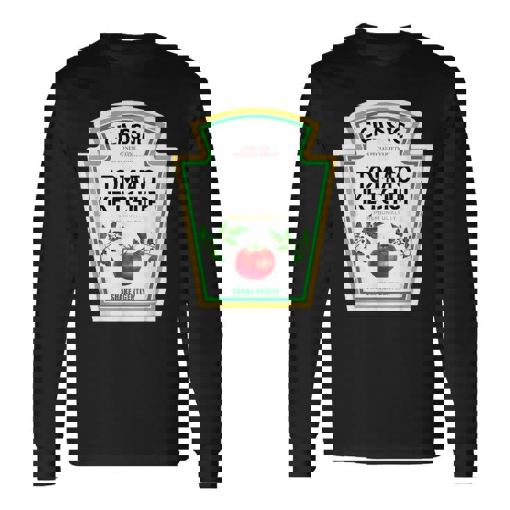 ケチャップ ハロウィン 2024 コスチューム マスタード 調味料 長袖Tシャツ