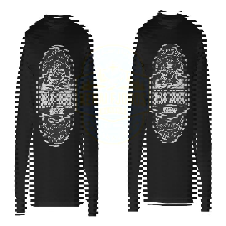 ケナイ・フィヨルズ国立公園 長袖Tシャツ