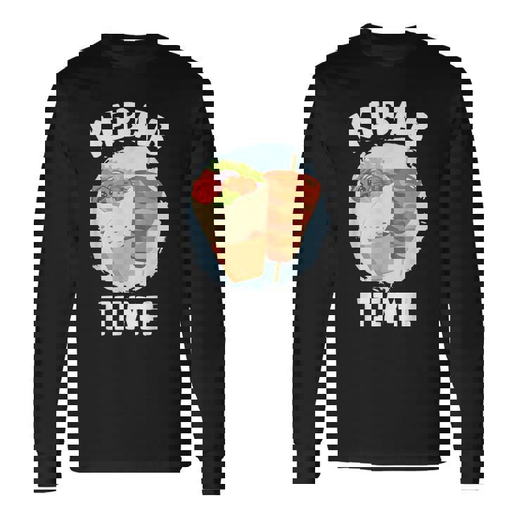 ケバブタイム おいしい焼き肉 トルコ ケバブ 長袖Tシャツ