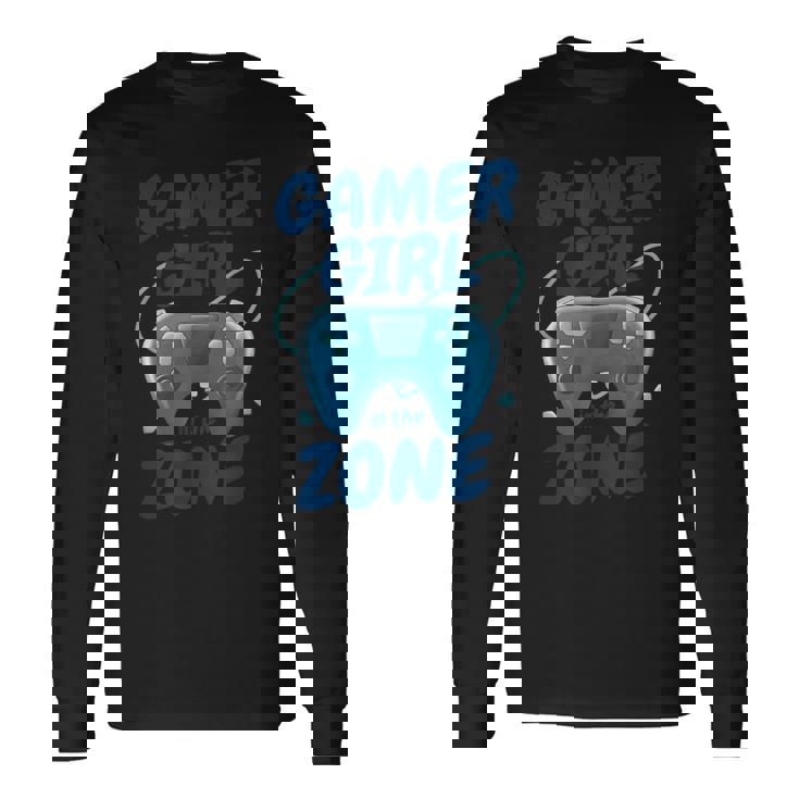 ゲーマー・ガール・イン・ザ・ゾーン 長袖Tシャツ