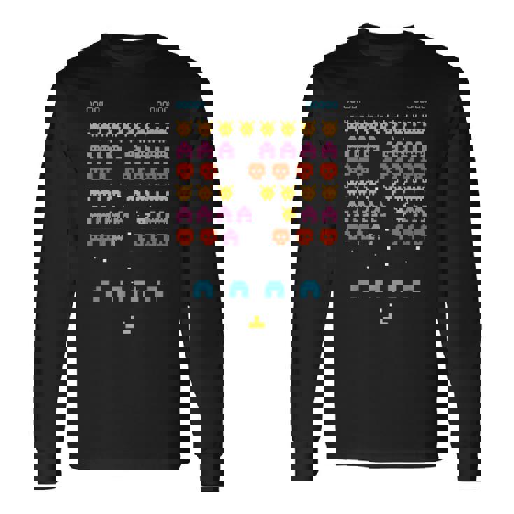 ゲーム愛好家のためのレトロなゲーマー。 長袖Tシャツ