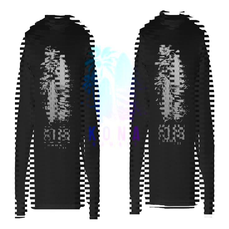 コナ ハワイ ハワイアン サーフィン ビンテージ サーフィン サーファー 長袖Tシャツ