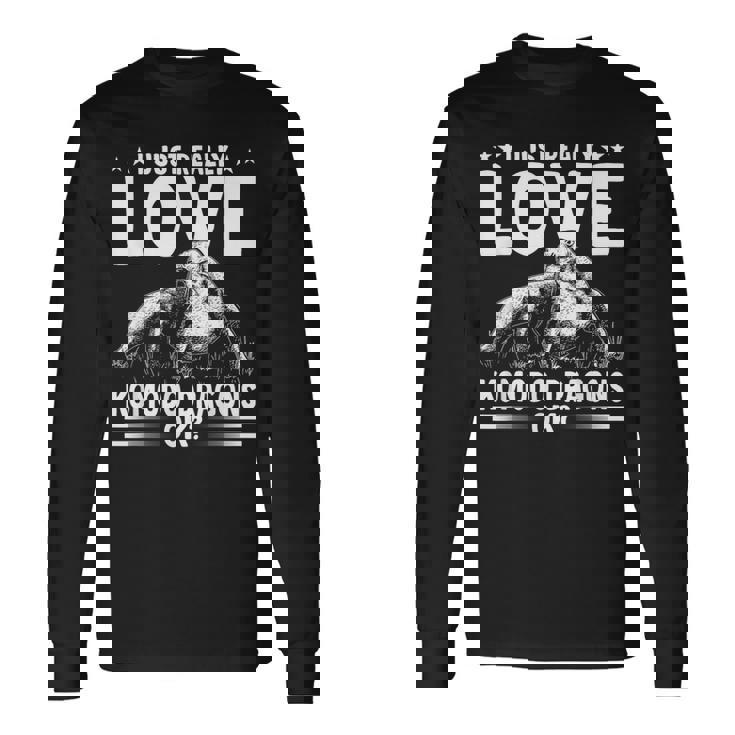 コモドドラゴンが大好き オーナー野生動物 コモドドラゴン 長袖Tシャツ ギフトのアイデア