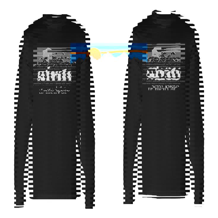 コロラドアンダーグラウンド コロラドマウンテン ヴィンテージ コロラド 長袖Tシャツ