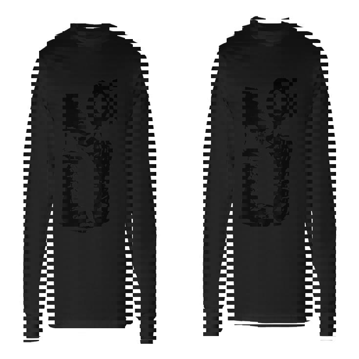 コンバットブーツ付きoiパンクロック。 長袖Tシャツ