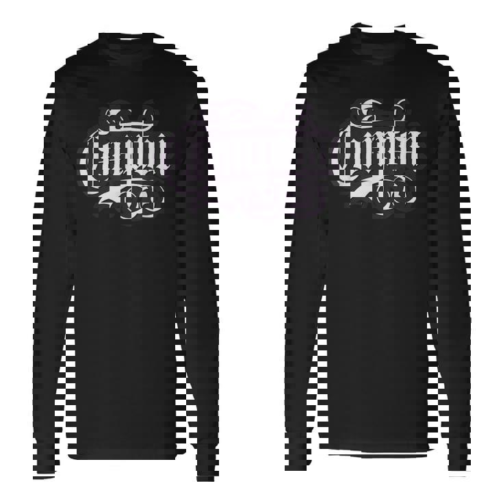 コンプトン 西海岸 ギャングスタ ラップ スタイル 03 長袖Tシャツ