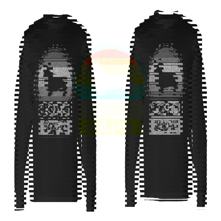 コーギー・パパ 父の日 ウェルシュ・コーギー 長袖Tシャツ