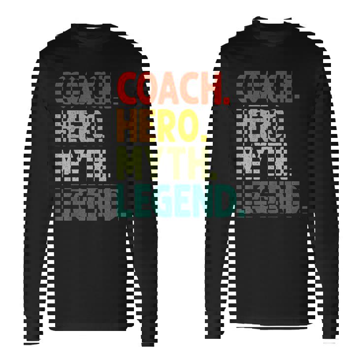 コーチ ヒーロー 神話 伝説 ヴィンテージ ファニー コーチ 長袖Tシャツ