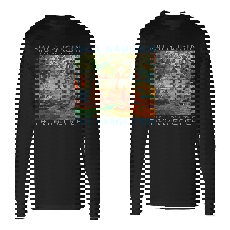 ゴーギャン 面白いtシャツ 名作 アート 印象派 絵画 メンズ レディース 面白い 服 美術 油彩画 長袖Tシャツ