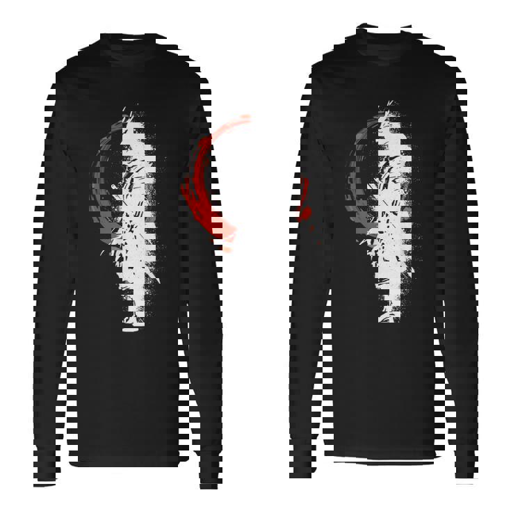 ゴーストサムライ 戦国武将 刀 アニメ マンガ 恋人 長袖Tシャツ ギフトのアイデア