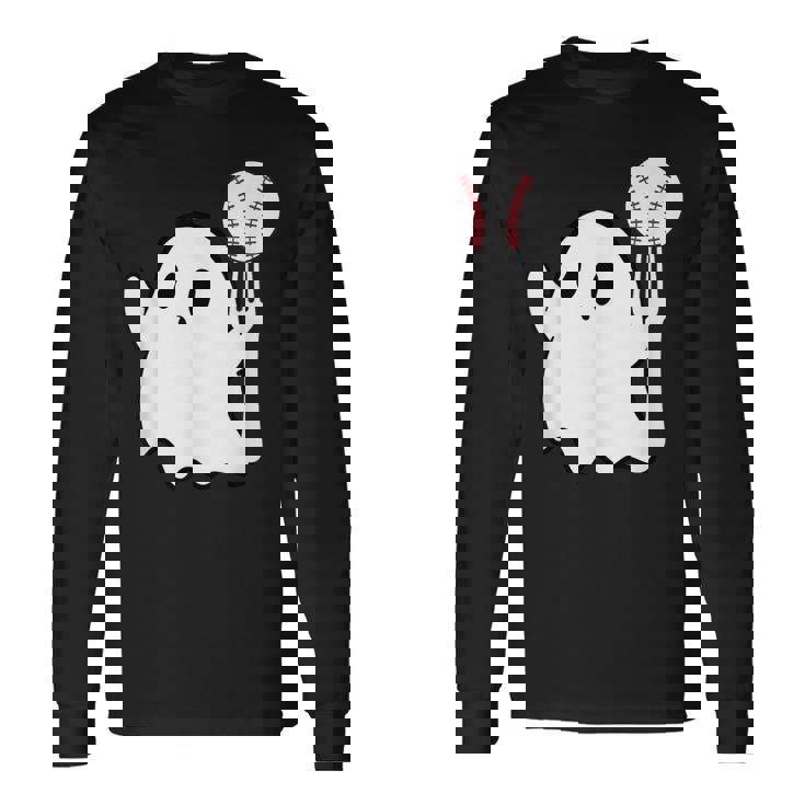 ゴーストフォークボール 野球 ピッチフォークボール K ストライクアウトティー 長袖Tシャツ