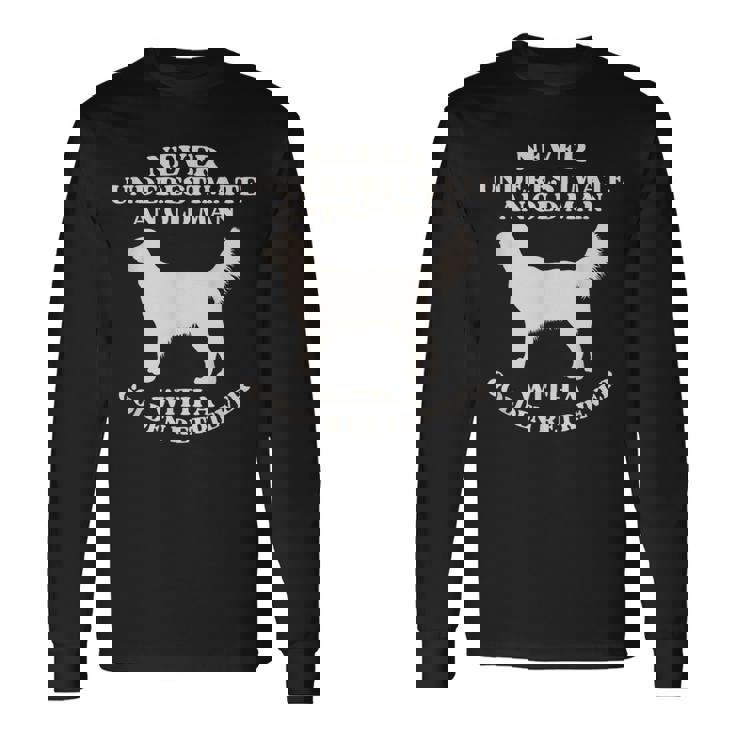 メンズ ゴールデンレトリバー お父さん 犬好き 長袖Tシャツ