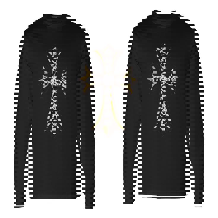 ゴールドクロス パヴェダイヤ2 長袖Tシャツ