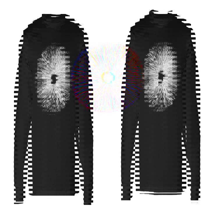 サイケデリック キノコ 胞子 プリント マッシュルーム マジック 長袖Tシャツ