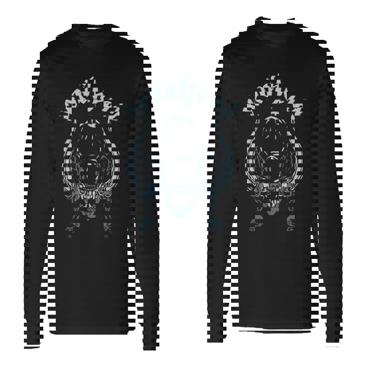 サイコビリー ホラー パンクロック Hr ゼノヘッド エイリアン 長袖Tシャツ