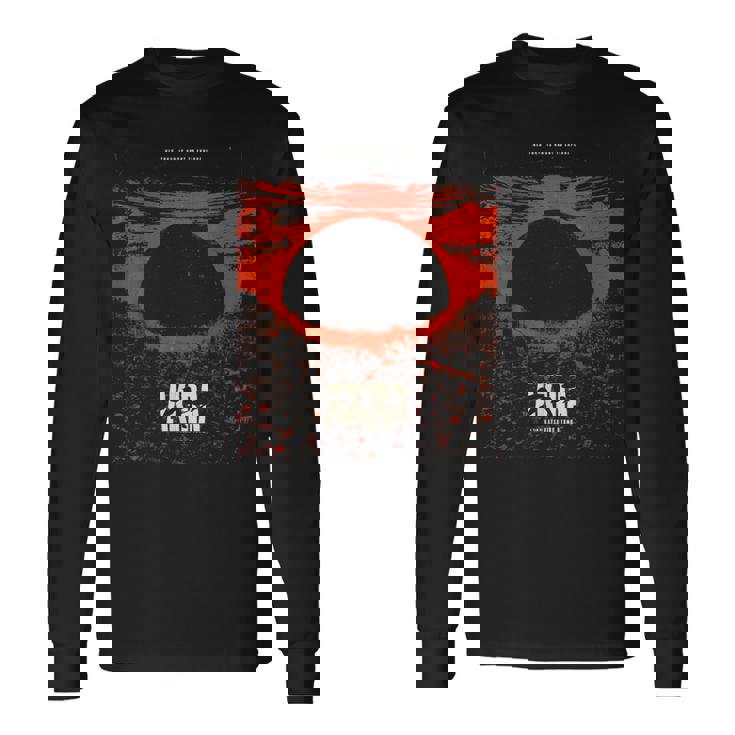 サイバーパンクシティ爆発 長袖Tシャツ