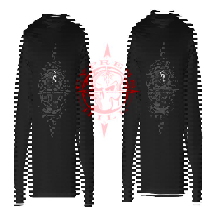 サイプレスヒル スカルとコンパス 長袖Tシャツ