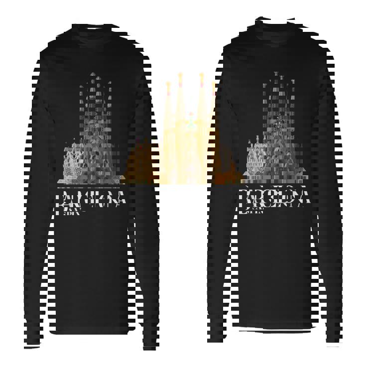 サグラダファミリア バルセロナ お土産 長袖Tシャツ