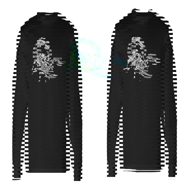 サソリ さそり座 蠍座 スコルピオ 長袖Tシャツ ギフトのアイデア