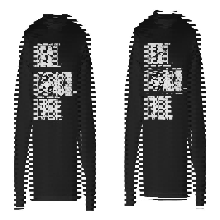 サッカーコーチtシャツ サッカー史上最高のコーチギフト。 長袖Tシャツ