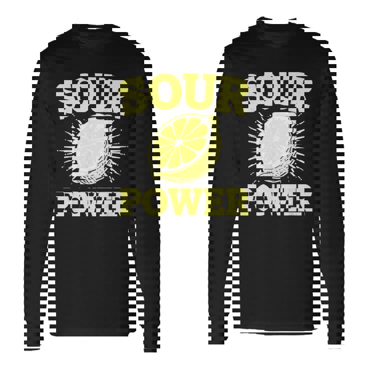 サワーパワー レモンフルーツ 長袖Tシャツ
