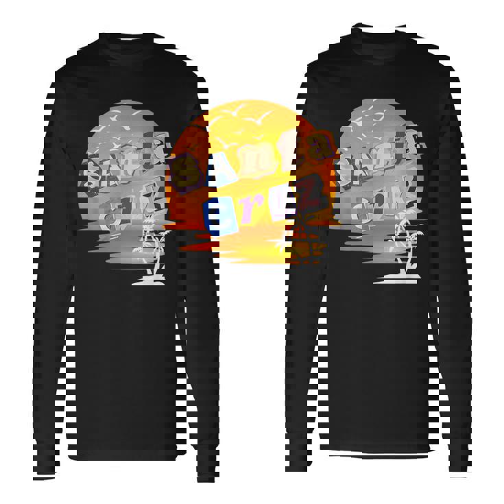 サンタクルーズサンセット 長袖Tシャツ