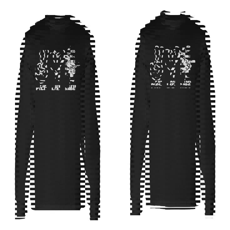 サンボ コーチ ピース ラブ サンボ 長袖Tシャツ