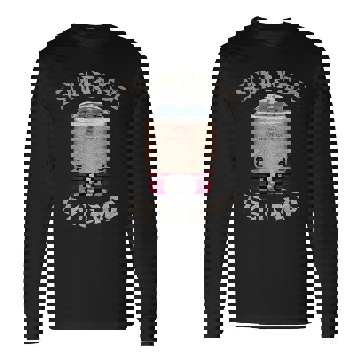 サンライズエクスプレス 出雲電車 日本 東京 岡山 出雲 長袖Tシャツ