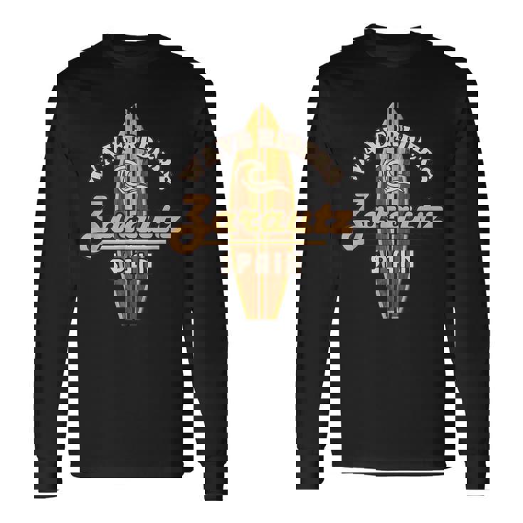 サーフ ザラウツ スペイン サーフィン バケーション 長袖Tシャツ