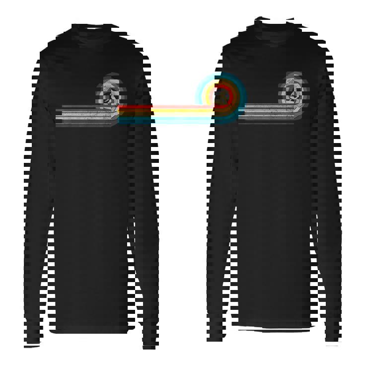 サーファーギフト ヴィンテージ ウェーブ レトロ サーフィン サーフィン ビーチ 長袖Tシャツ