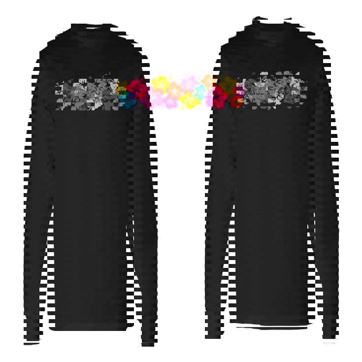 サーファースタイル ヴィンテージtシャツ ハイビスカス フラワーロー ヴィンテージビーチ 長袖Tシャツ