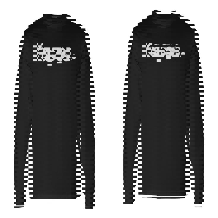 ザッツ・セイズ・カッパ 長袖Tシャツ