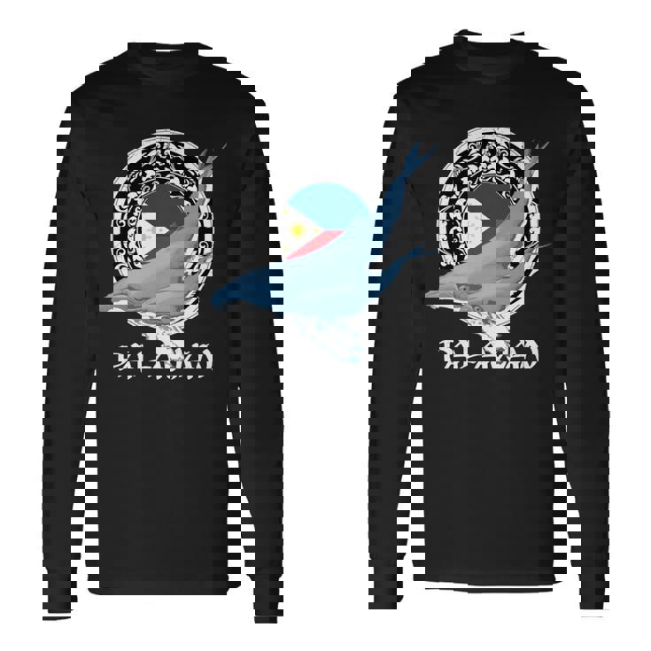 ザトウクジラ パラワン フィリピン 長袖tシャツ 長袖Tシャツ