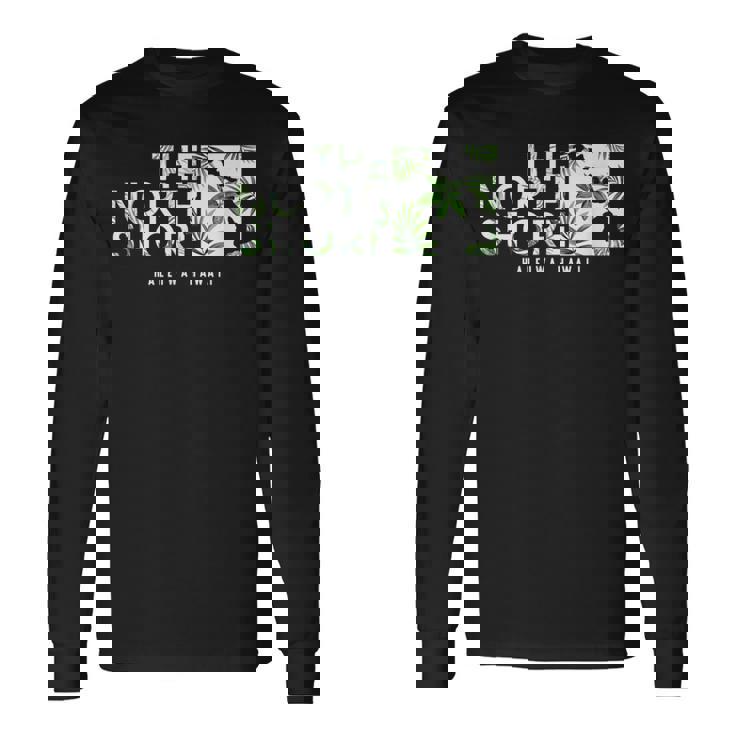 ザ・ノースショアハワイ・フローラル 長袖Tシャツ