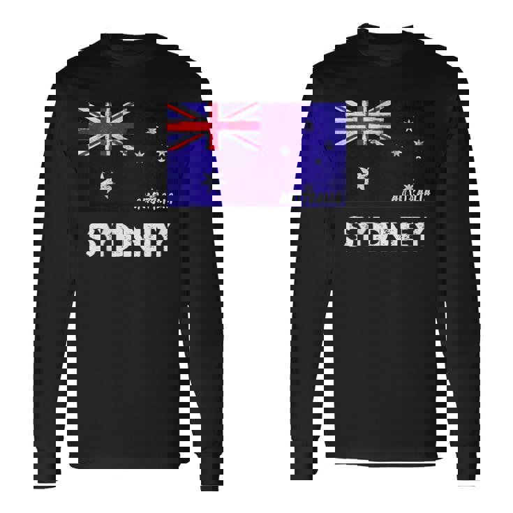 シドニー オーストラリア国旗ジャージ 長袖Tシャツ