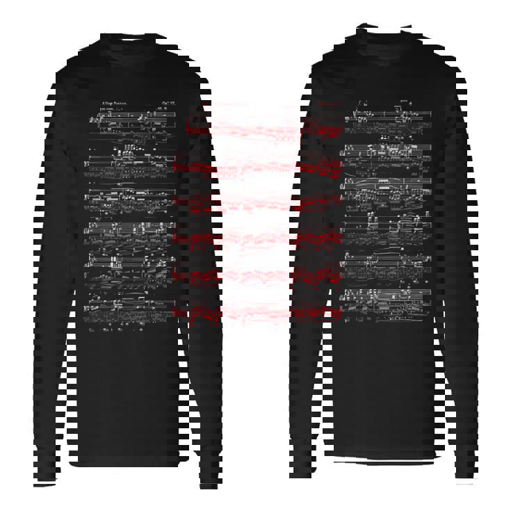 ショパンの革命的なエチュードピアノピアニスト。 長袖Tシャツ