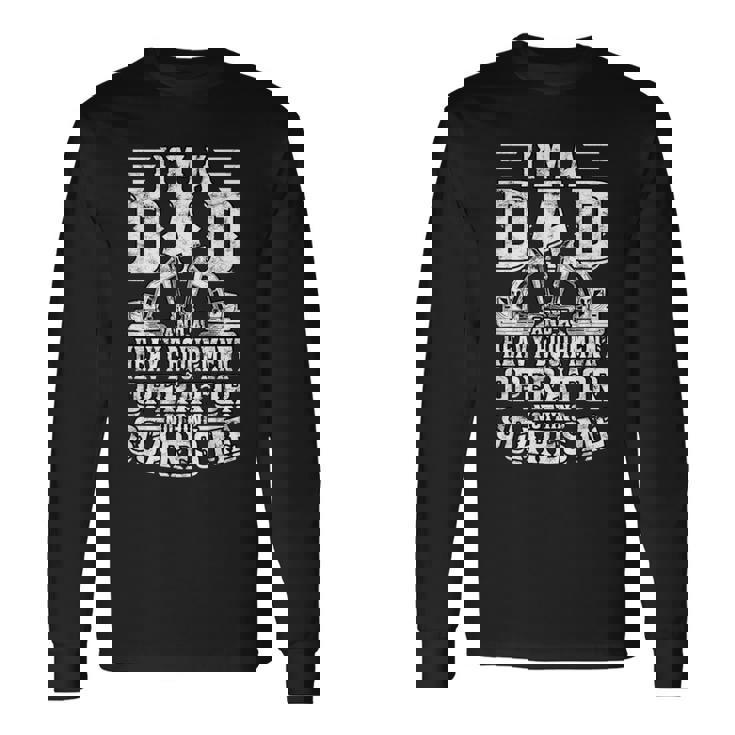 ショベルオペレーター 重機オペレーター 長袖Tシャツ ギフトのアイデア