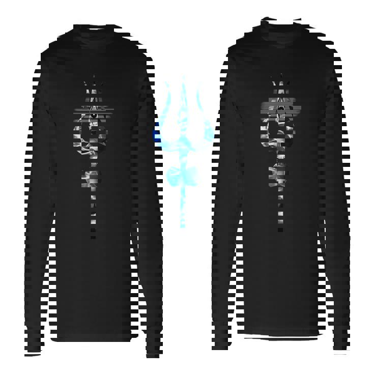 シヴァ神トリシュル 長袖Tシャツ